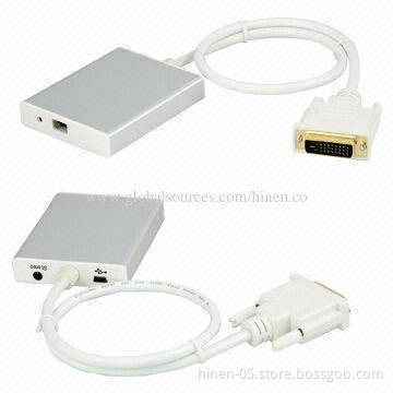 DVI Stereo USB to Mini Display Port Converter